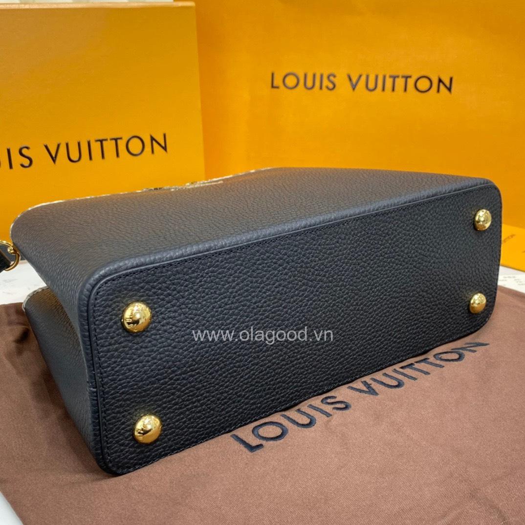 Túi xách Louis Vuitton CAPUCINES PM kết hợp da trăn màu đen -LVCD021 - Hình ảnh 4