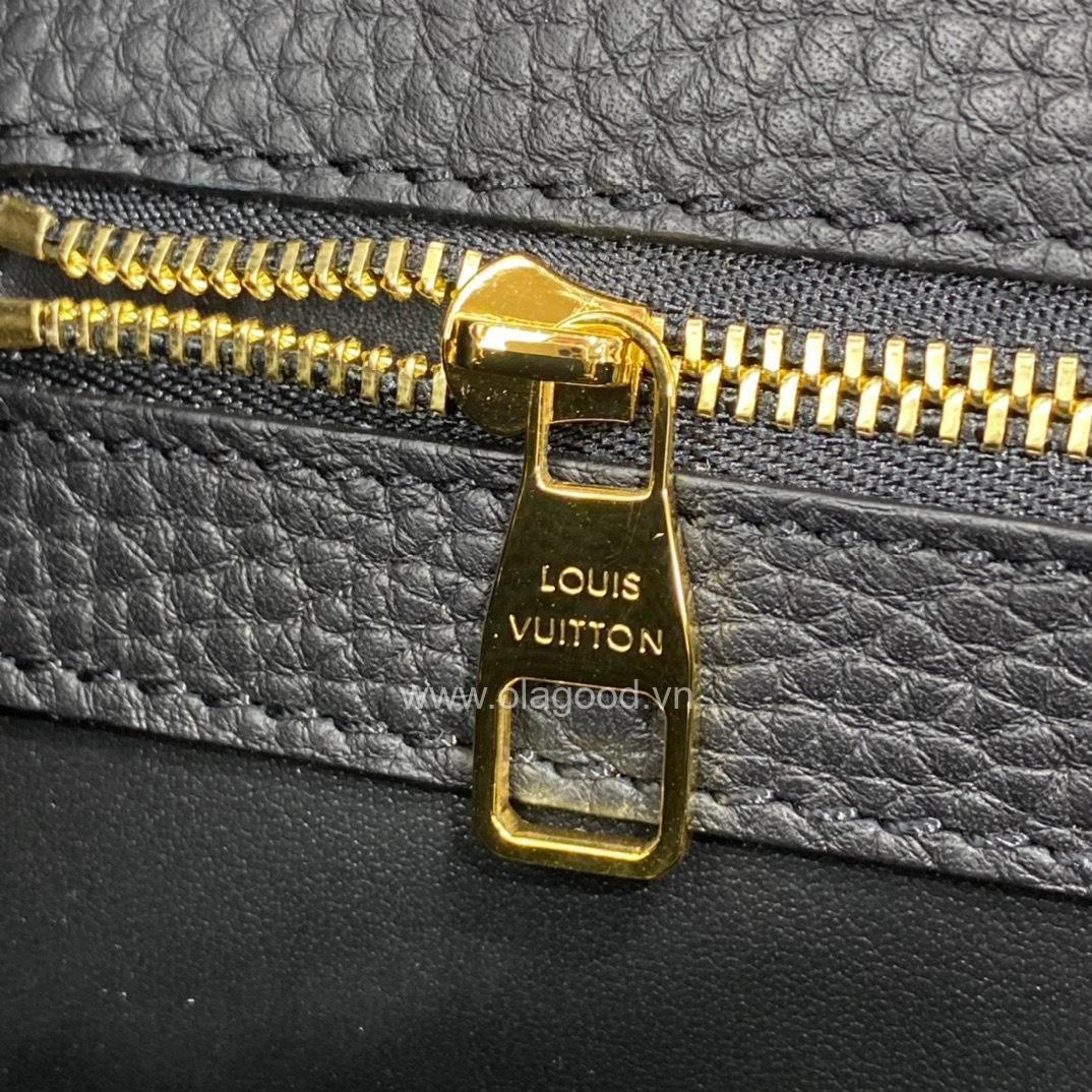 Túi xách Louis Vuitton CAPUCINES PM kết hợp da trăn màu đen -LVCD021 - Hình ảnh 9