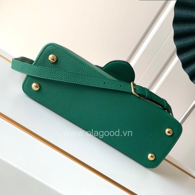 Túi xách Louis Vuitton CAPUCINES PM  kết hợp da trăn màu xánh lá - LVCX022 - Hình ảnh 4