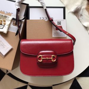 Túi xách khóa ngựa Gucci1995 màu đỏ - GC95024