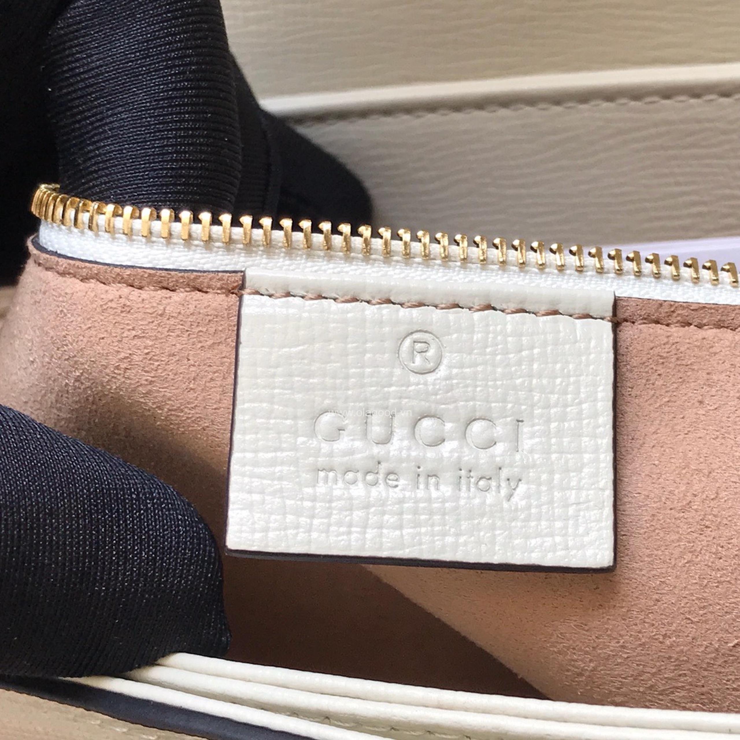Túi xách khóa ngựa Gucci1995 màu trắng - GC95025 - Hình ảnh 9