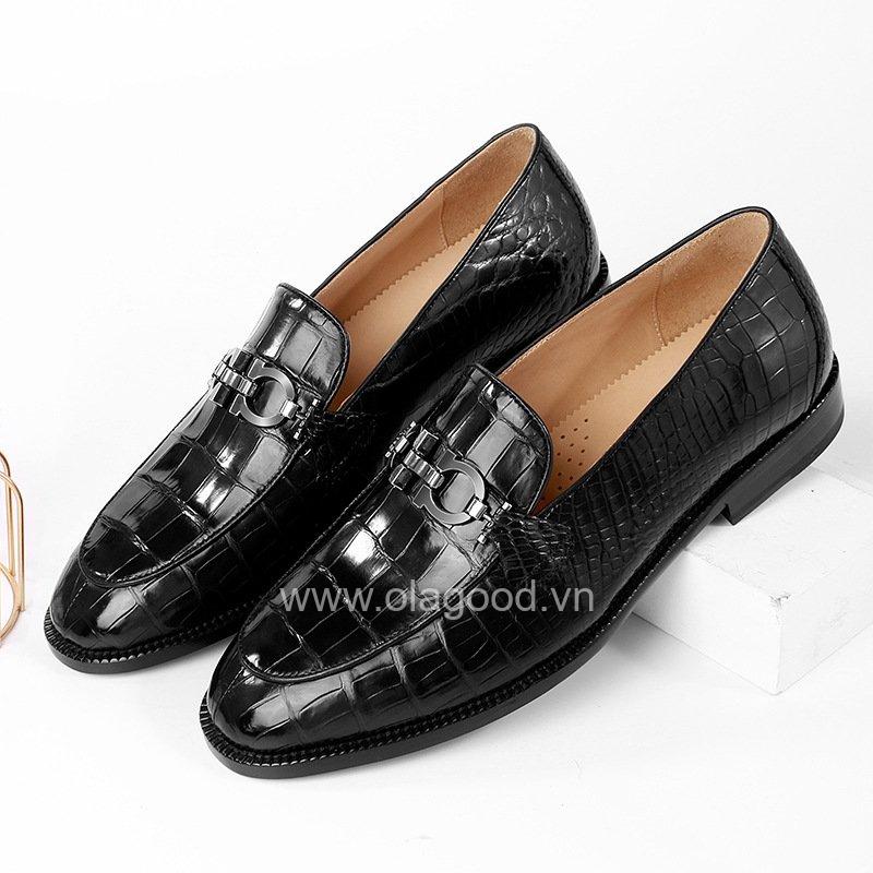 Giày da cá sấu nam cao cấp - GTK016