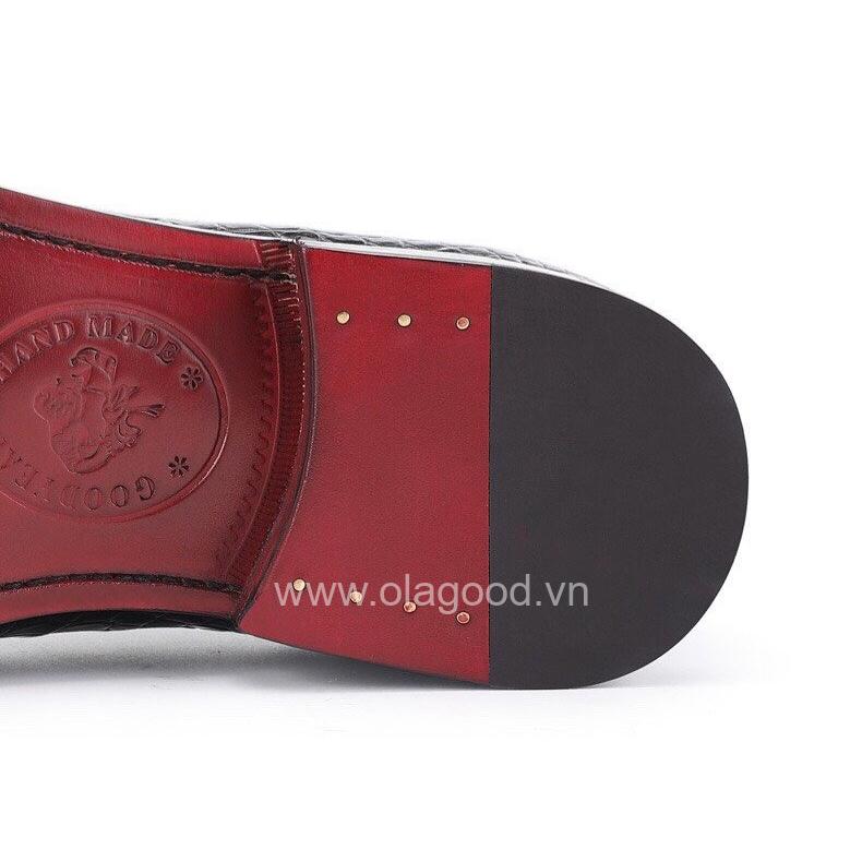 Giày nam da cá sấu cao cấp - GGY017S - Hình ảnh 10