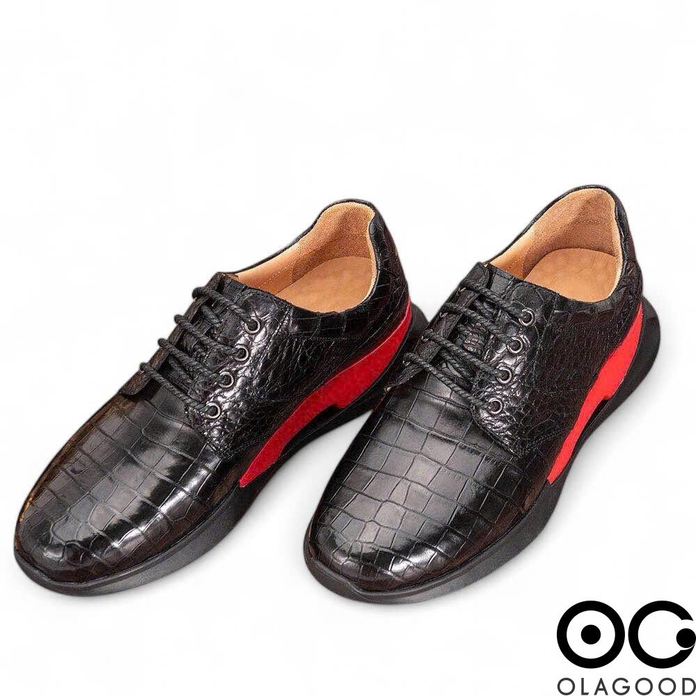 Giày nam thể thao snearker cá sấu - GTT0119
