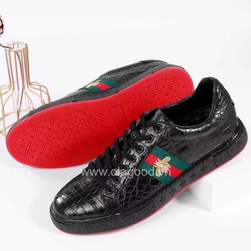 Giày nam thể thao snearker da cá sấu - GTT0118 - Hình ảnh 7