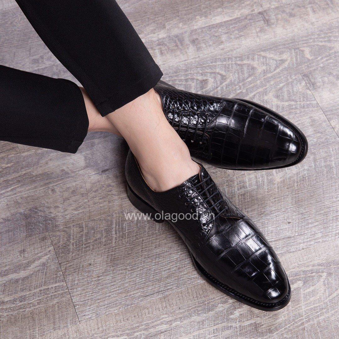 Giày tây da cá sấu cao cấp - GGY015S - Hình ảnh 7