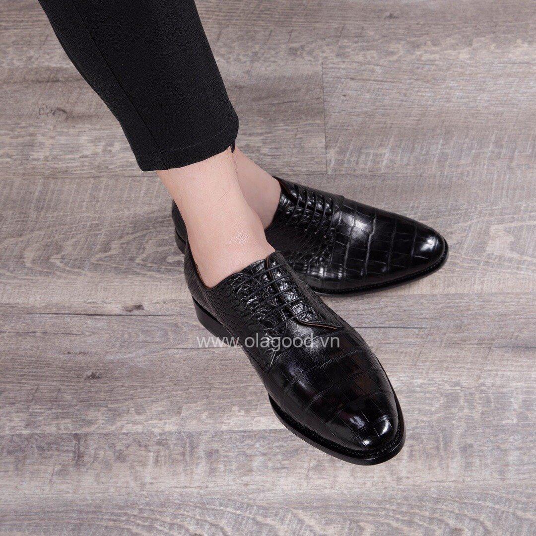 Giày tây da cá sấu cao cấp - GGY015S - Hình ảnh 9