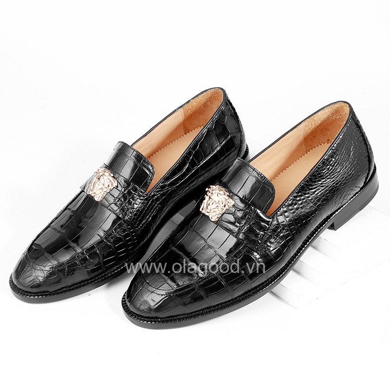 Giày tây da cá sấu nam cao cấp - GTK011