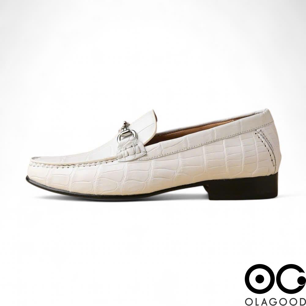 Giày tây nam da cá sấu cao cấp - GTK012 - Hình ảnh 4