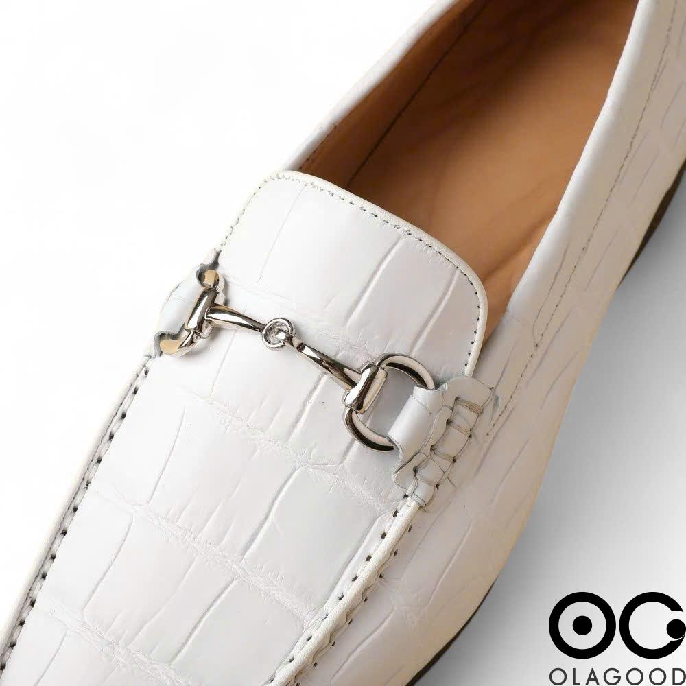 Giày tây nam da cá sấu cao cấp - GTK012 - Hình ảnh 6