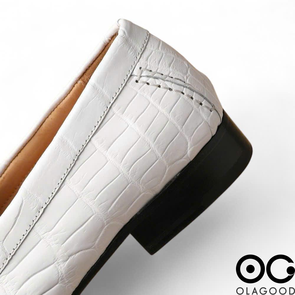 Giày tây nam da cá sấu cao cấp - GTK012 - Hình ảnh 9