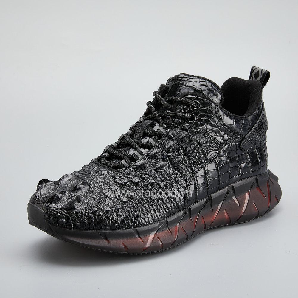 Giày thể thao snearker da cá sấu - GTT0114 - Hình ảnh 2