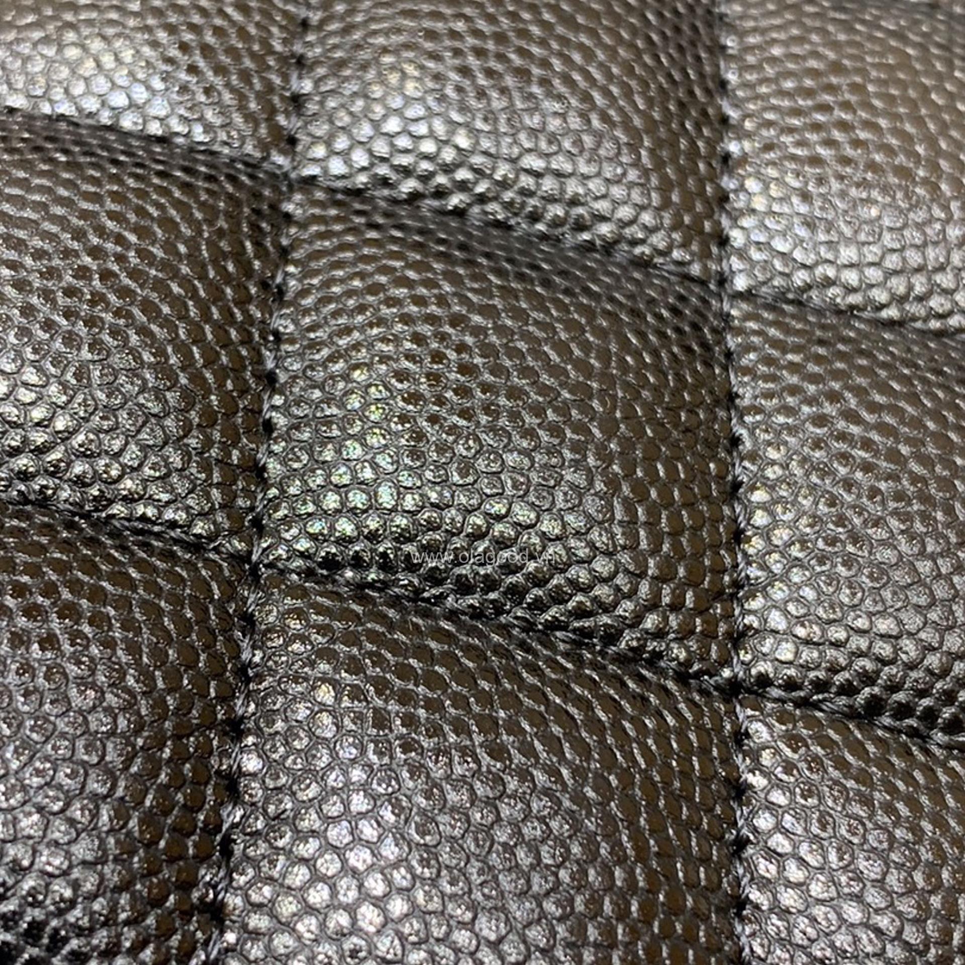 Túi Chanel classic 25 handbag da hạt màu đen - CCD021 - Hình ảnh 11