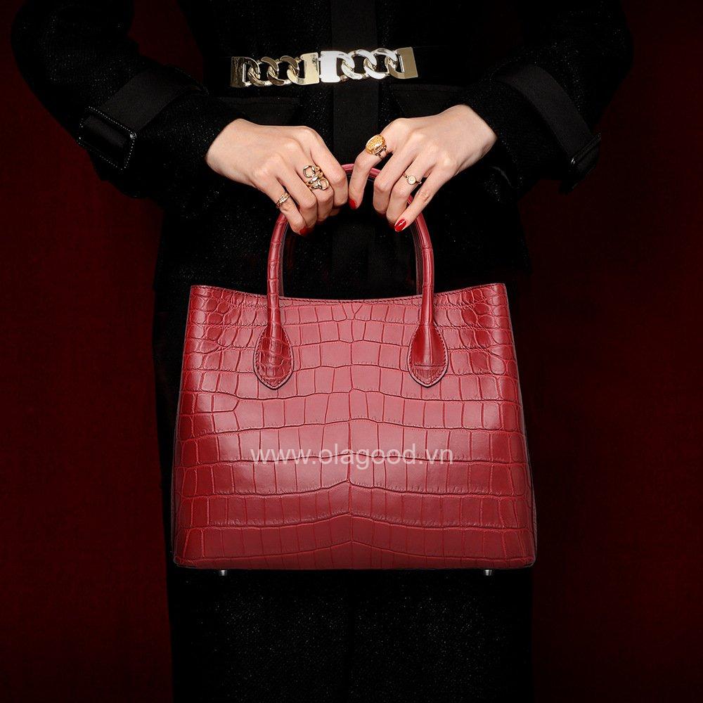 Túi xách cá sấu nữ cao cấp - TXN0236S - Hình ảnh 5