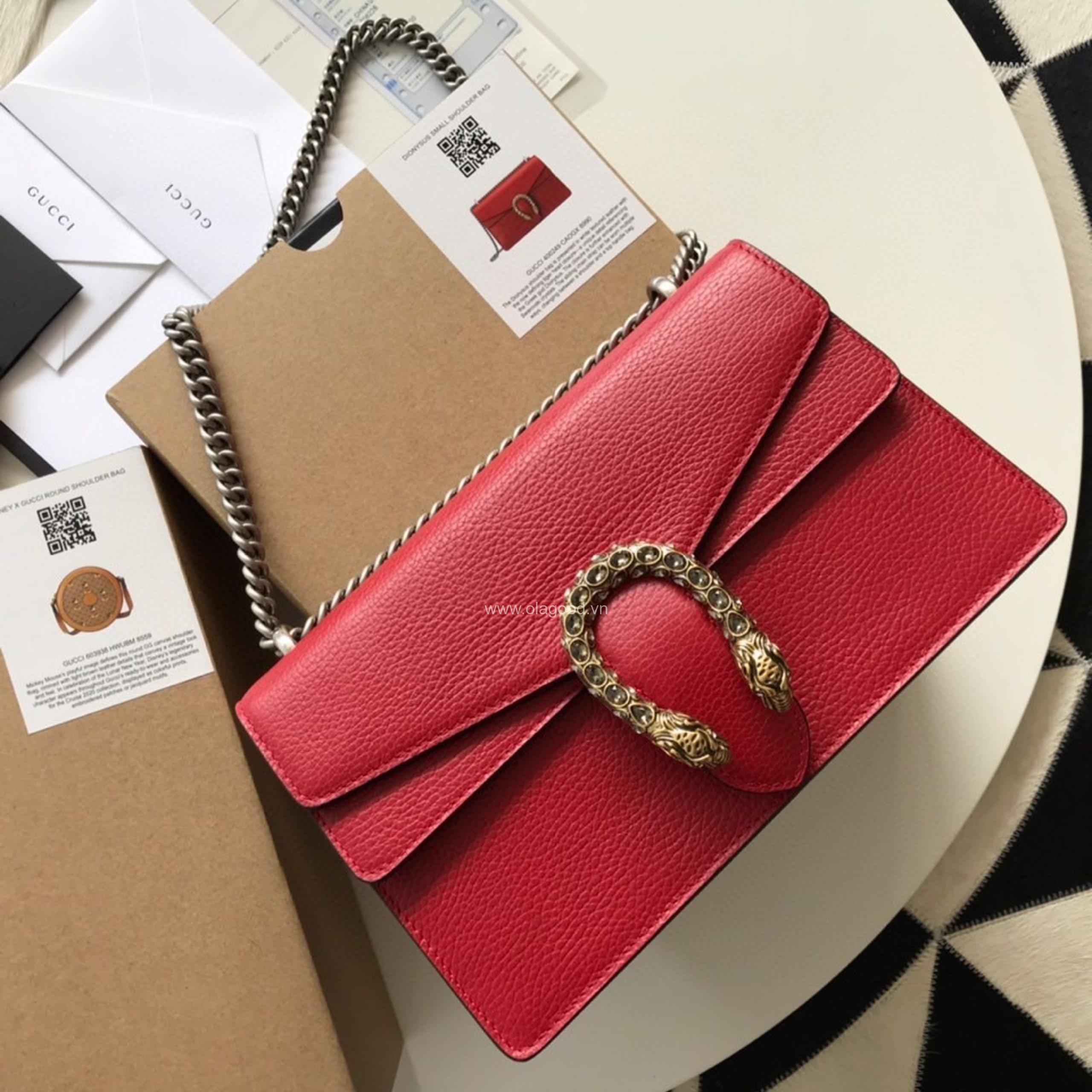 Túi xách gucci dionysus màu đỏ - GCDD022 - Hình ảnh 2