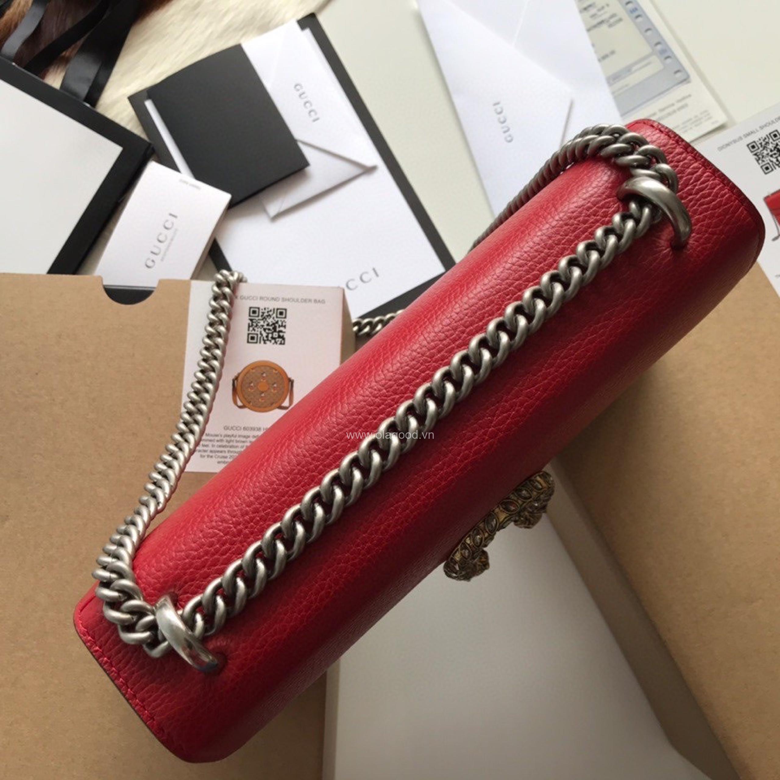Túi xách gucci dionysus màu đỏ - GCDD022 - Hình ảnh 5