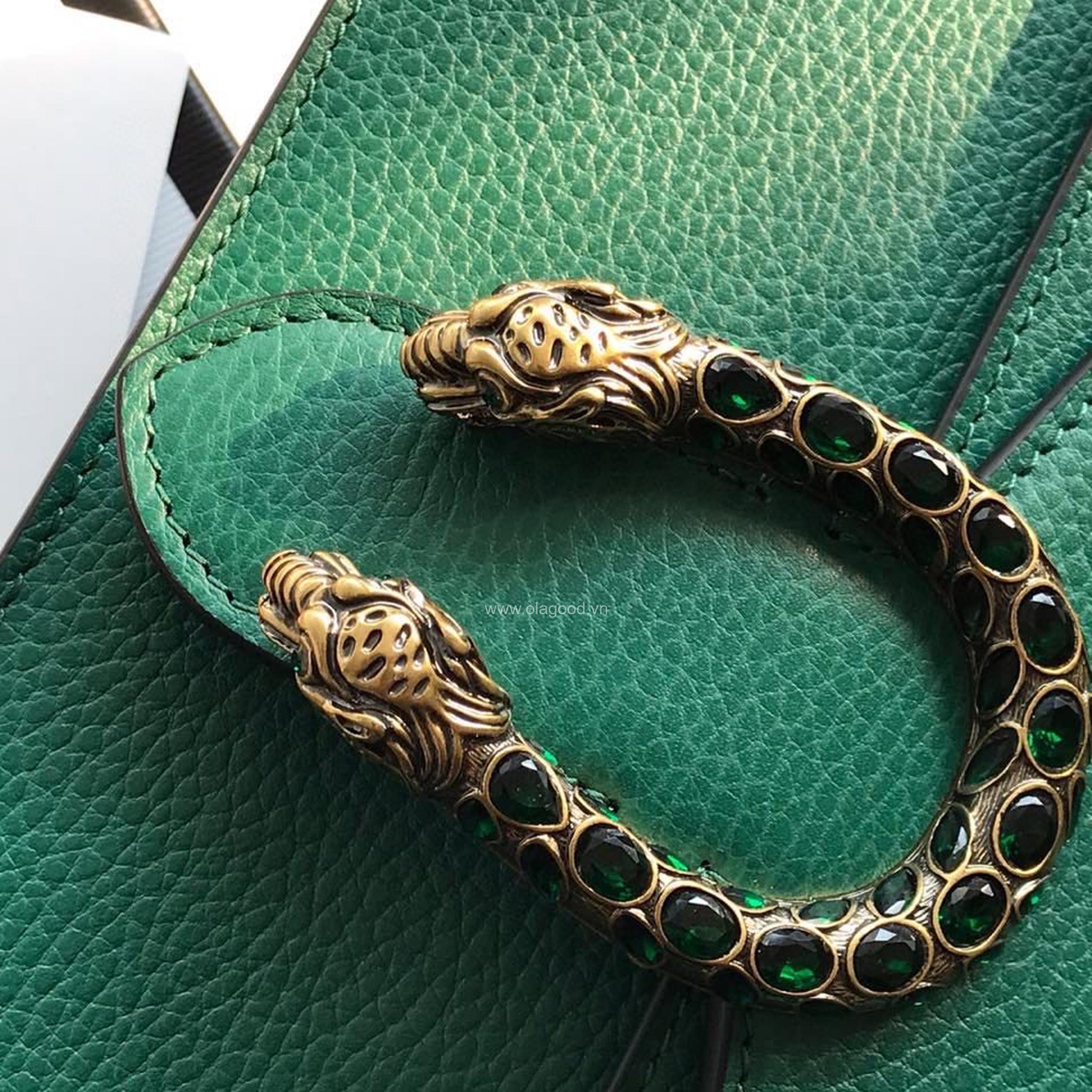 Túi xách gucci dionysus màu xanh lá - GCDX025 - Hình ảnh 6