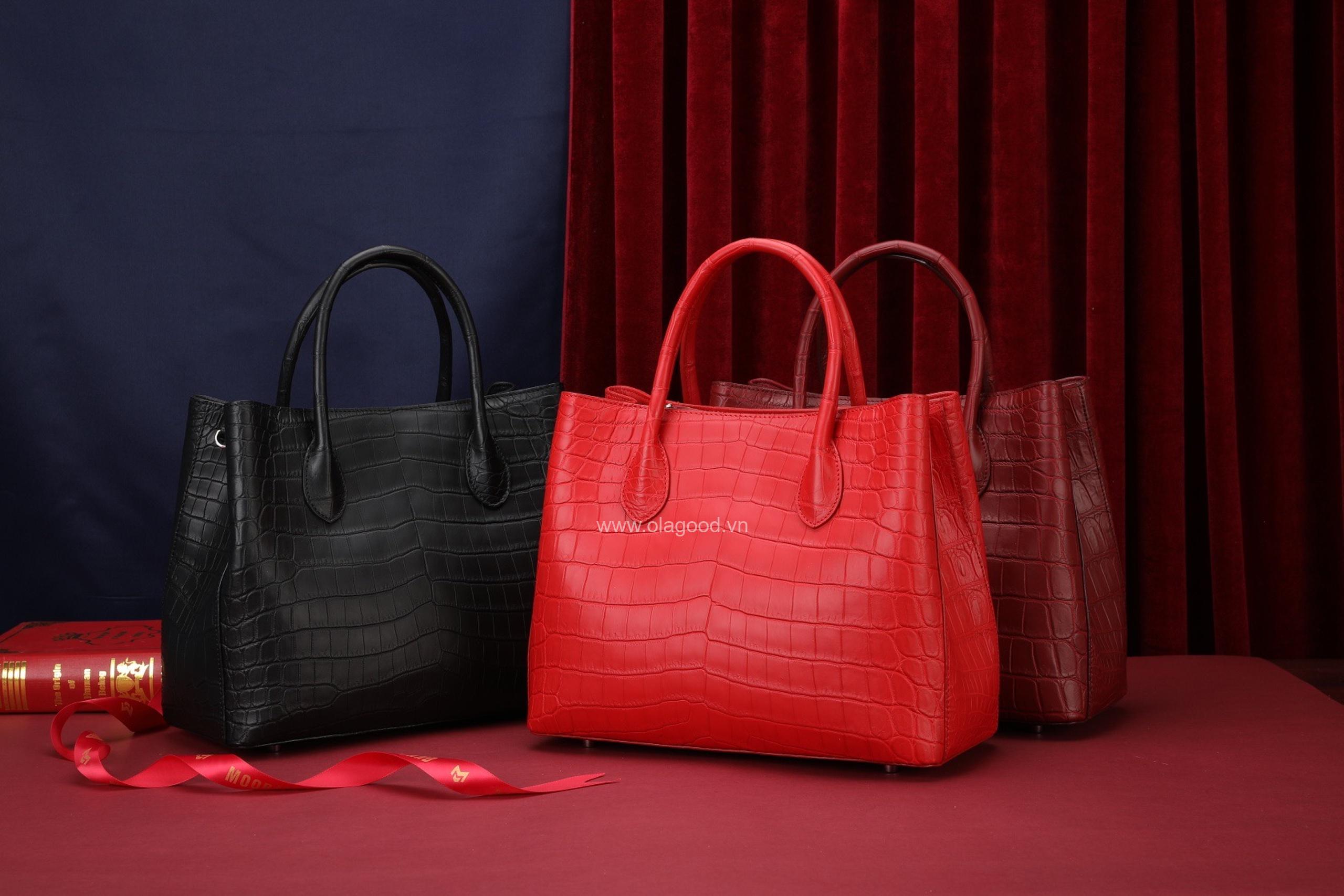 Túi xách cá sấu nữ cao cấp - TXN0236S - Hình ảnh 4