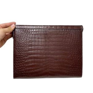 Clutch nam da cá sấu cầm tay - CL011S