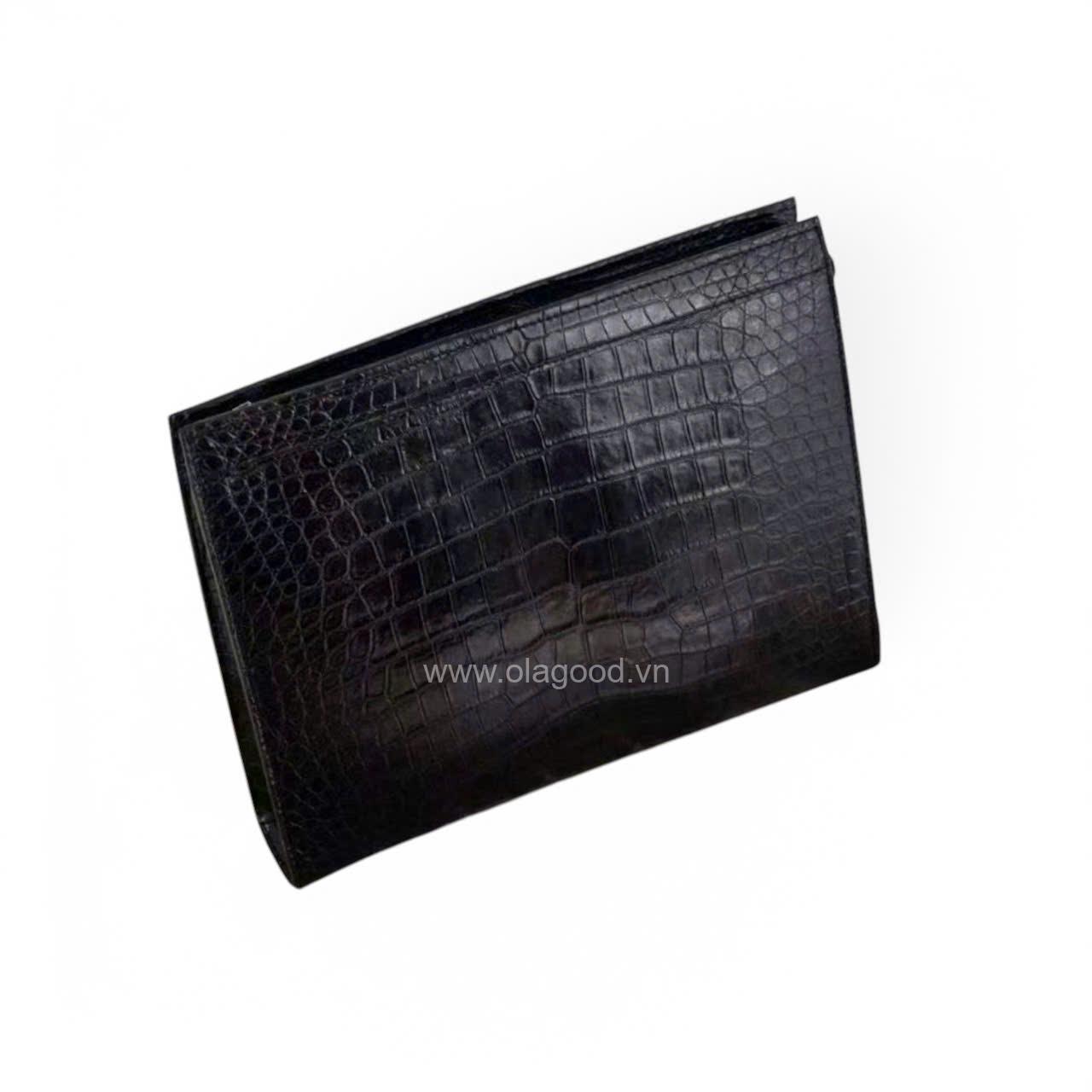Clutch nam da cá sấu cầm tay - CL011S - Hình ảnh 11