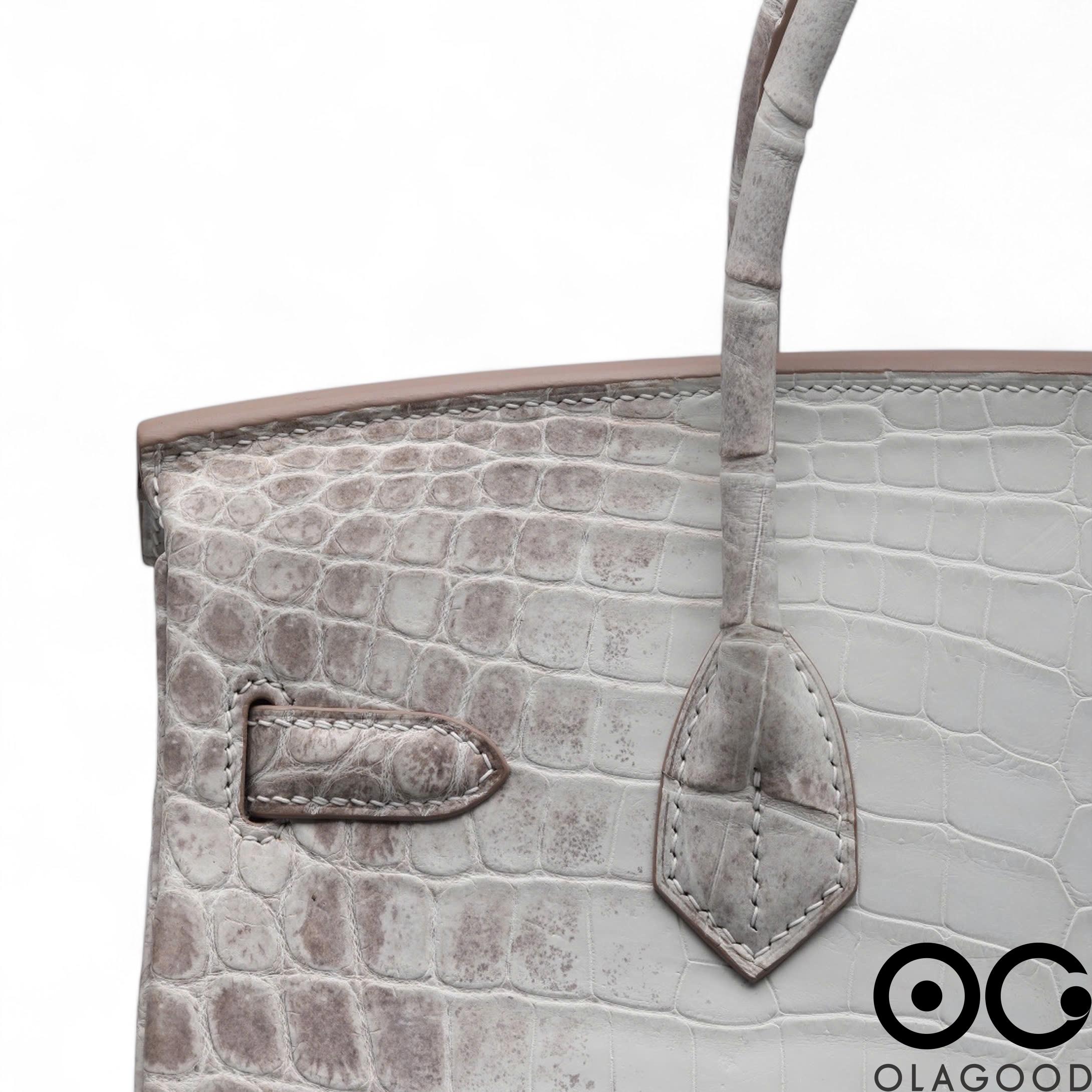 Túi xách nữ da cá sấu Himalaya thủ công - Da cá sấu sông Nile - TXH0241S - Hình ảnh 9