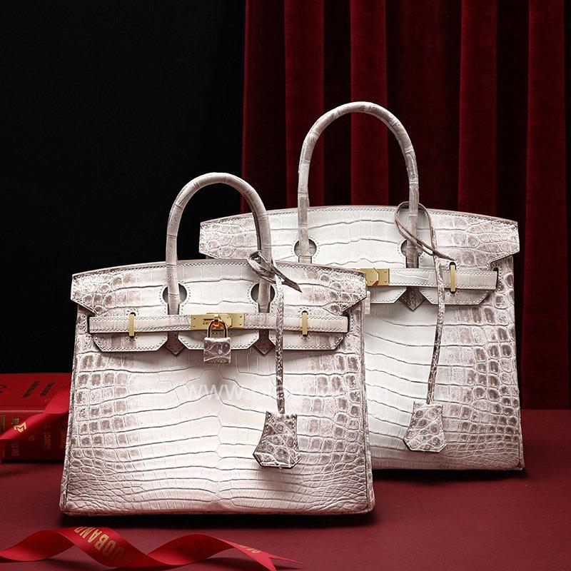 Túi xách nữ da cá sấu Himalaya thủ công - Da cá sấu sông Nile - TXH0241S - Hình ảnh 13