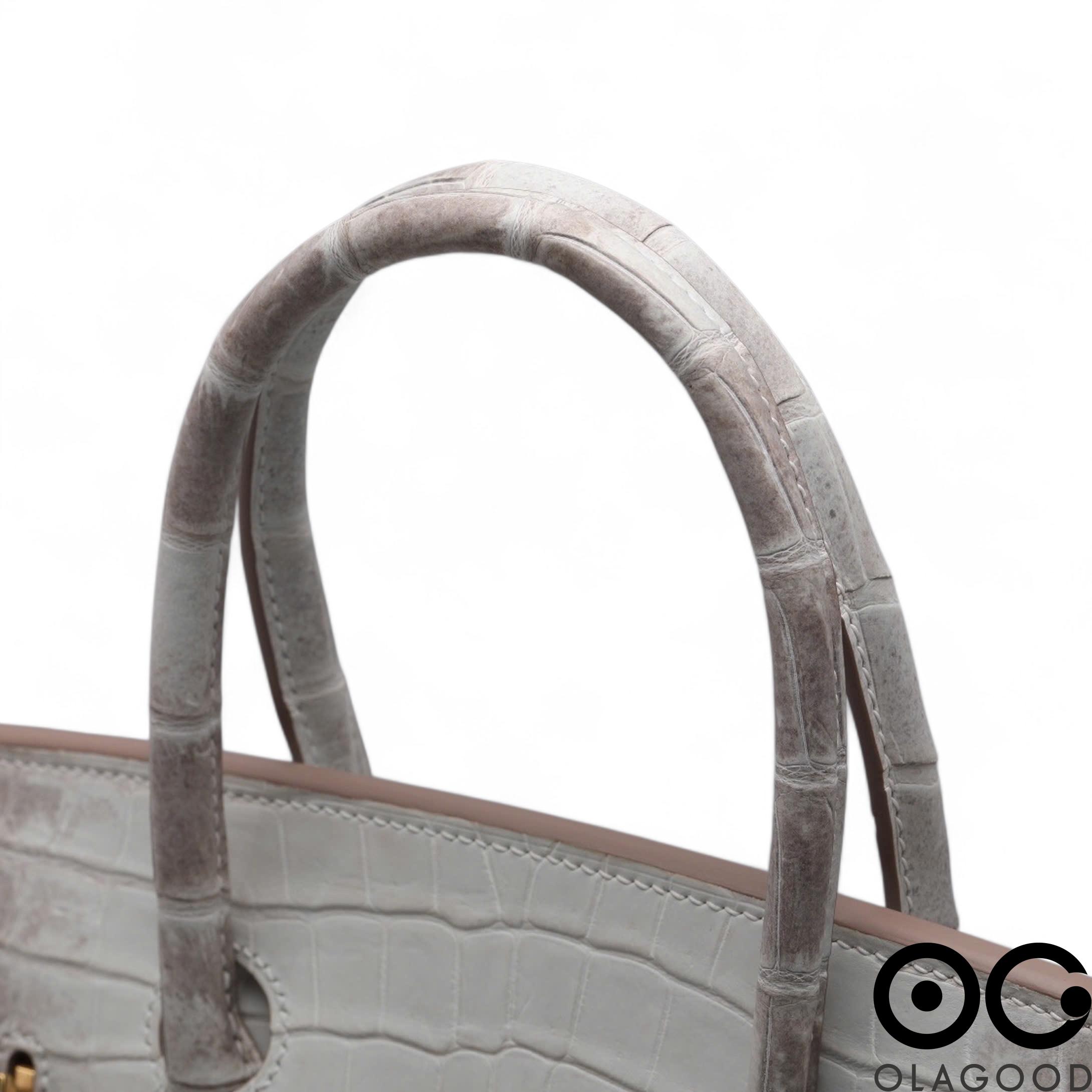 Túi xách nữ da cá sấu Himalaya thủ công - Da cá sấu sông Nile - TXH0241S - Hình ảnh 11