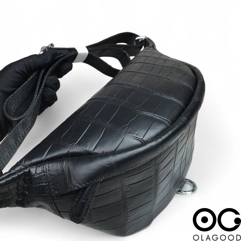 Túi đeo chéo bao tử da cá sấu - TBT013S - Hình ảnh 5