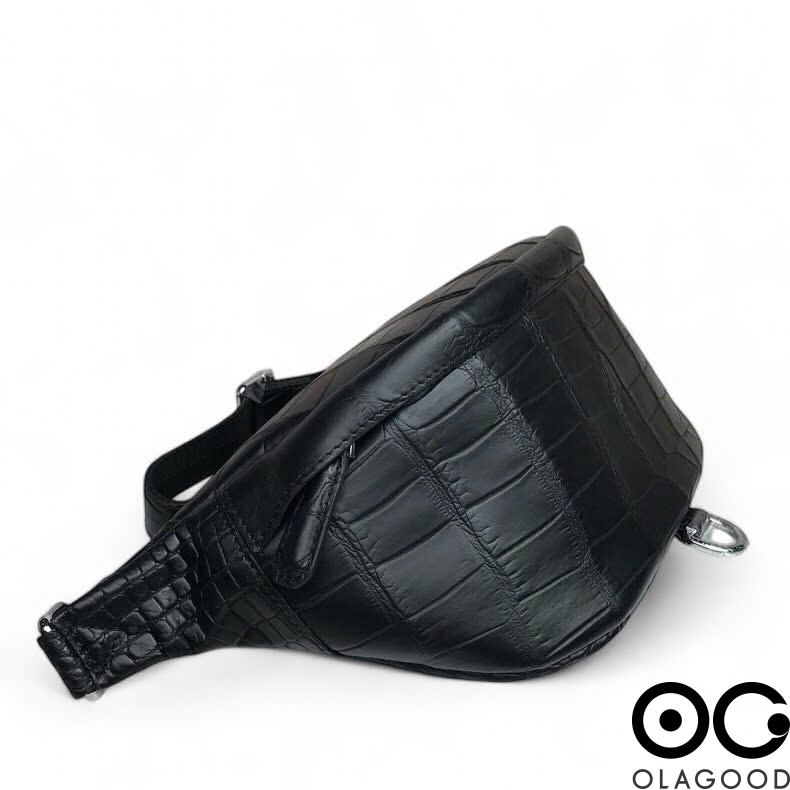 Túi đeo chéo bao tử da cá sấu - TBT013S - Hình ảnh 4