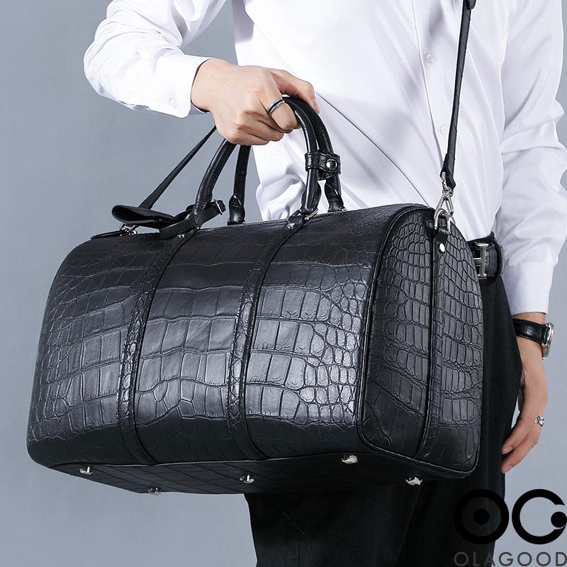 Túi trống du lịch da cá sấu - TXT011S - Hình ảnh 11