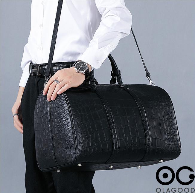 Túi trống du lịch da cá sấu - TXT011S - Hình ảnh 12