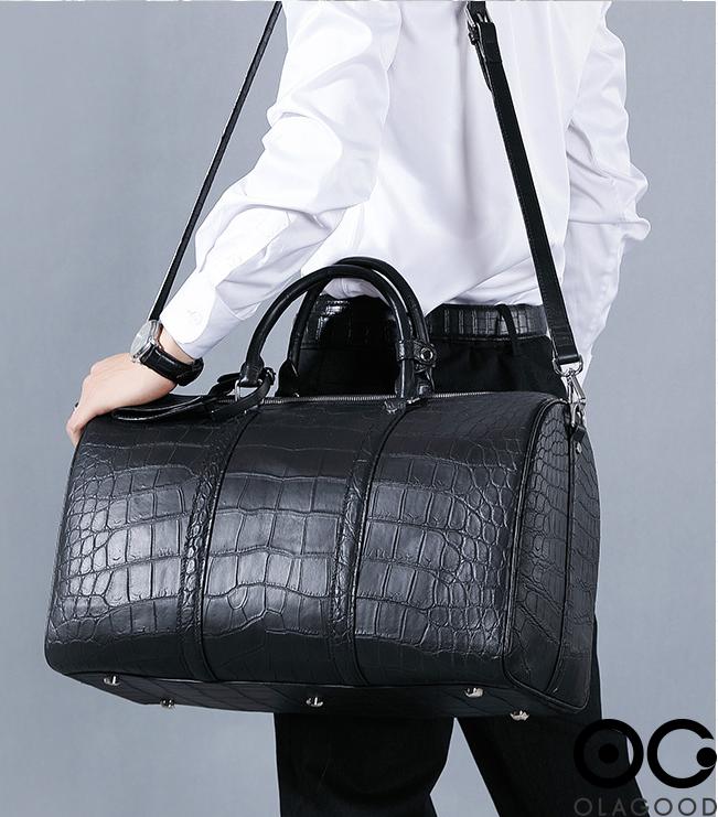 Túi trống du lịch da cá sấu - TXT011S - Hình ảnh 10