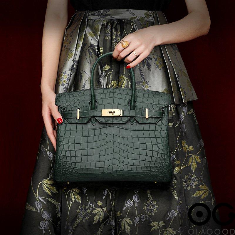 Túi xách cá sấu nữ da cá sấu sông Nile - TXB0238S - Hình ảnh 31
