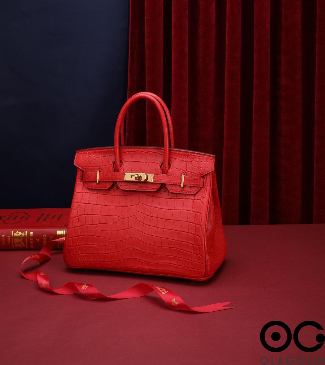 Túi xách cá sấu nữ da cá sấu sông Nile - TXB0238S - Hình ảnh 26