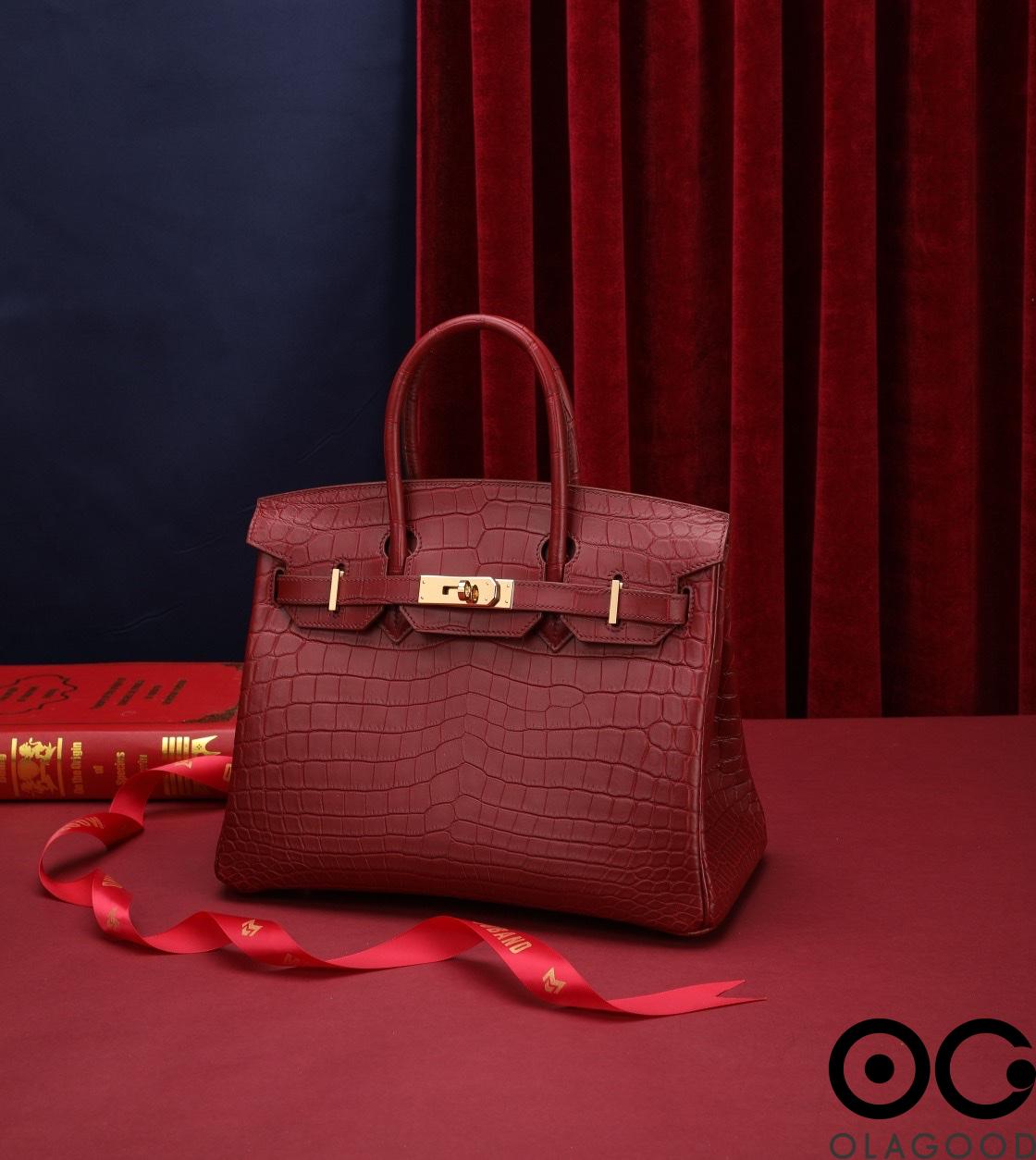 Túi xách cá sấu nữ da cá sấu sông Nile - TXB0238S - Hình ảnh 29