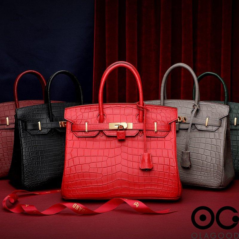 Túi xách cá sấu nữ da cá sấu sông Nile - TXB0238S - Hình ảnh 30