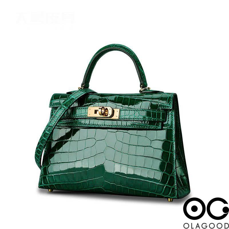Túi xách nữ da cá sấu sông nile bán thủ công - TXK0239S - Hình ảnh 5
