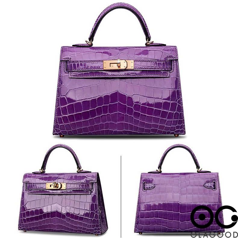 Túi xách nữ da cá sấu sông nile bán thủ công - TXK0239S - Hình ảnh 13