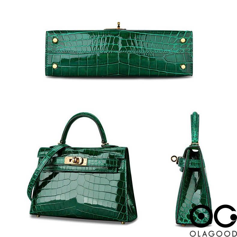 Túi xách nữ da cá sấu sông nile bán thủ công - TXK0239S - Hình ảnh 12