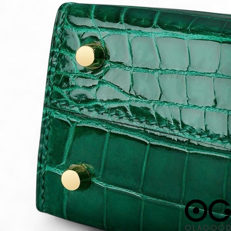 Túi xách nữ da cá sấu sông nile bán thủ công - TXK0239S - Hình ảnh 7