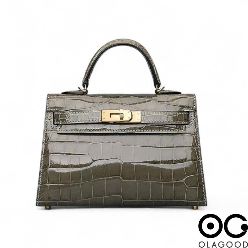 Túi xách nữ da cá sấu sông nile bán thủ công - TXK0239S - Hình ảnh 3