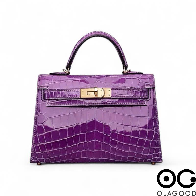 Túi xách nữ da cá sấu sông nile bán thủ công - TXK0239S - Hình ảnh 4