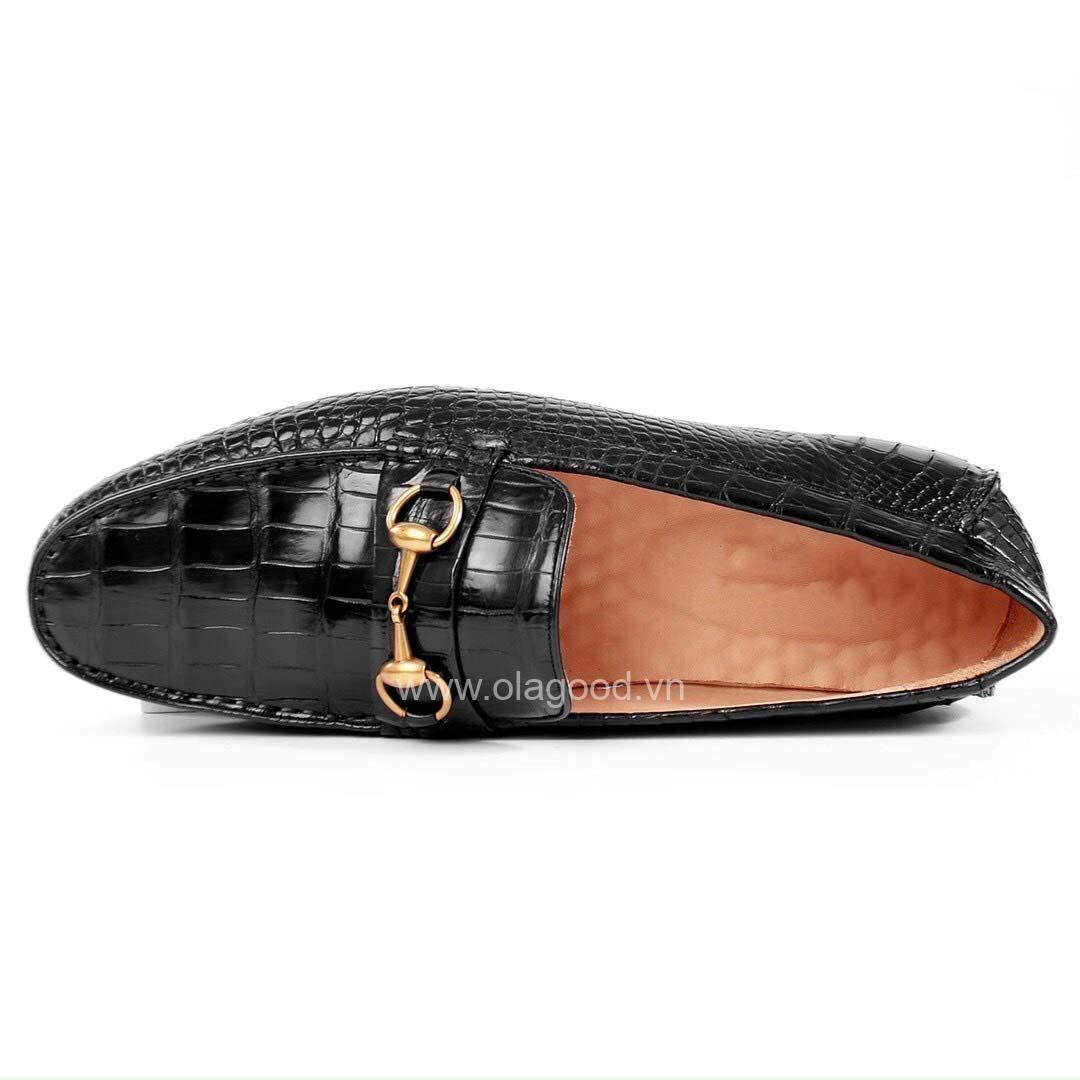 Giày lười nam da cá sấu - GLGC017S - Hình ảnh 7