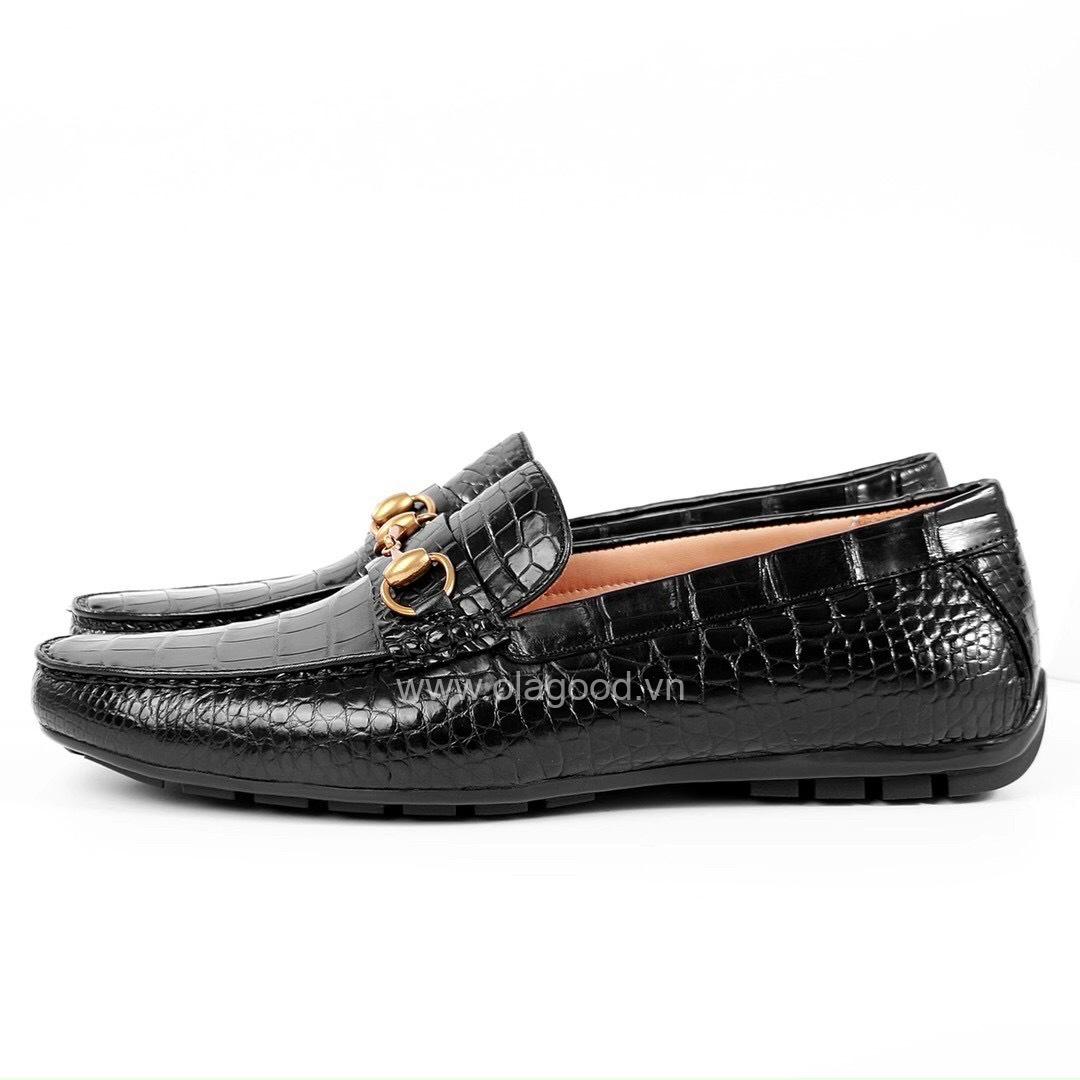 Giày lười nam da cá sấu - GLGC017S - Hình ảnh 6