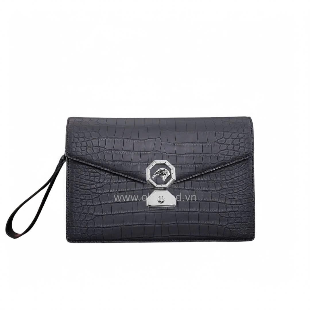 Clutch cầm tay nam da cá sấu Nile - CL013S