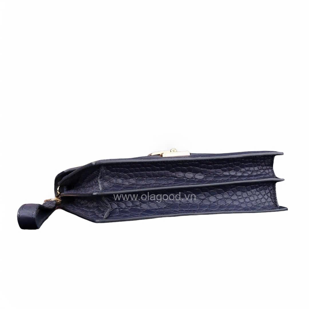Clutch cầm tay nam da cá sấu Nile - CL013S - Hình ảnh 17