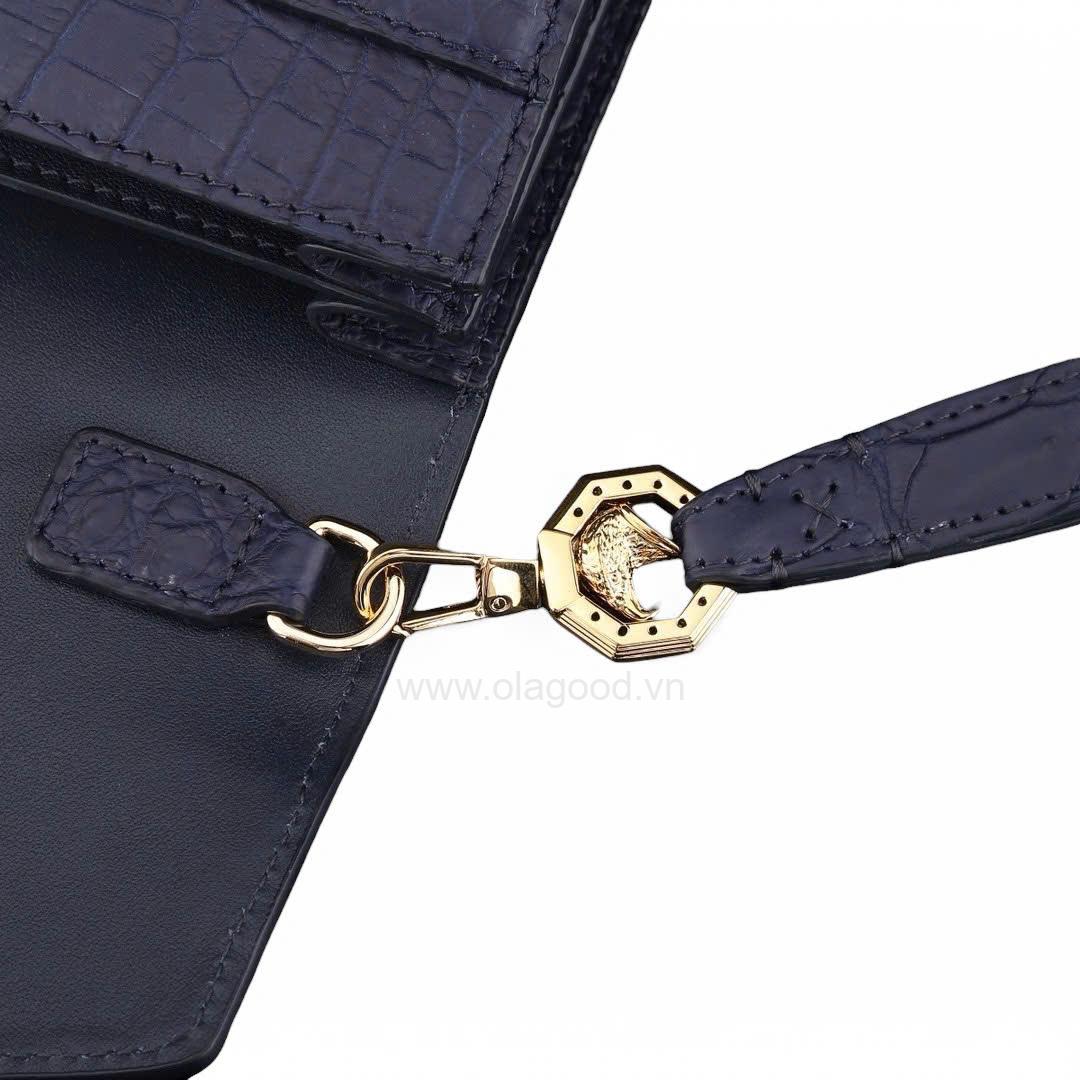 Clutch cầm tay nam da cá sấu Nile - CL013S - Hình ảnh 20