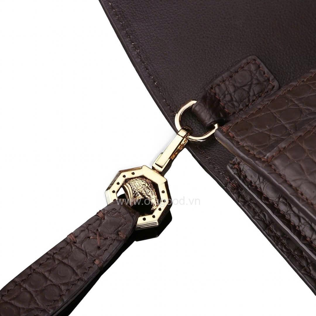 Clutch cầm tay nam da cá sấu Nile - CL013S - Hình ảnh 27