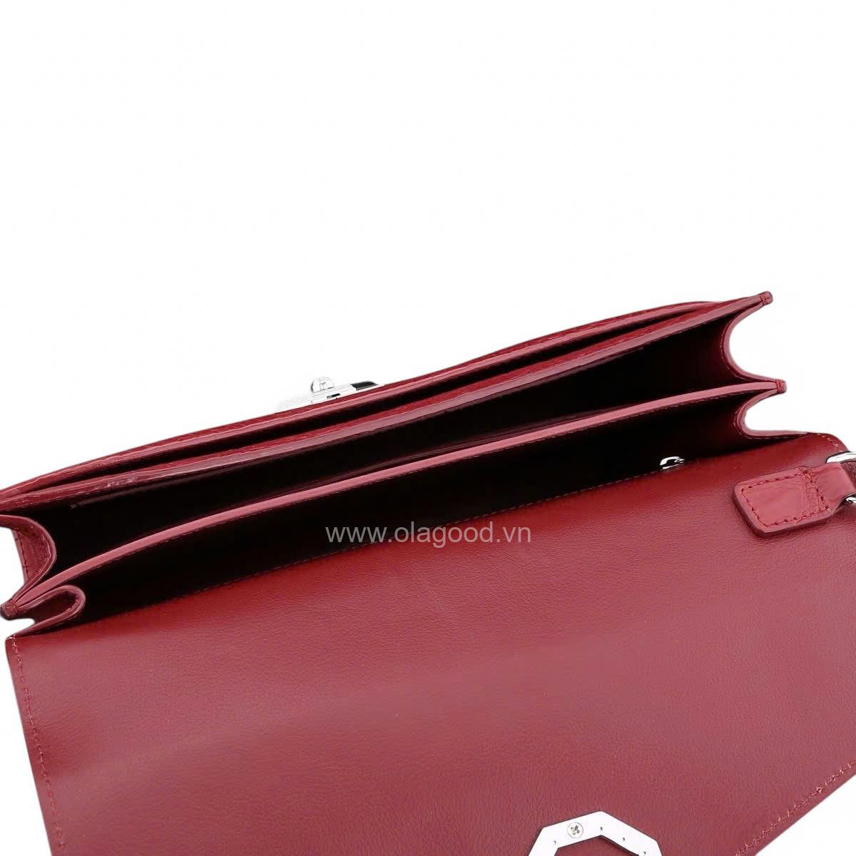 Clutch cầm tay nam da cá sấu Nile - CL013S - Hình ảnh 31