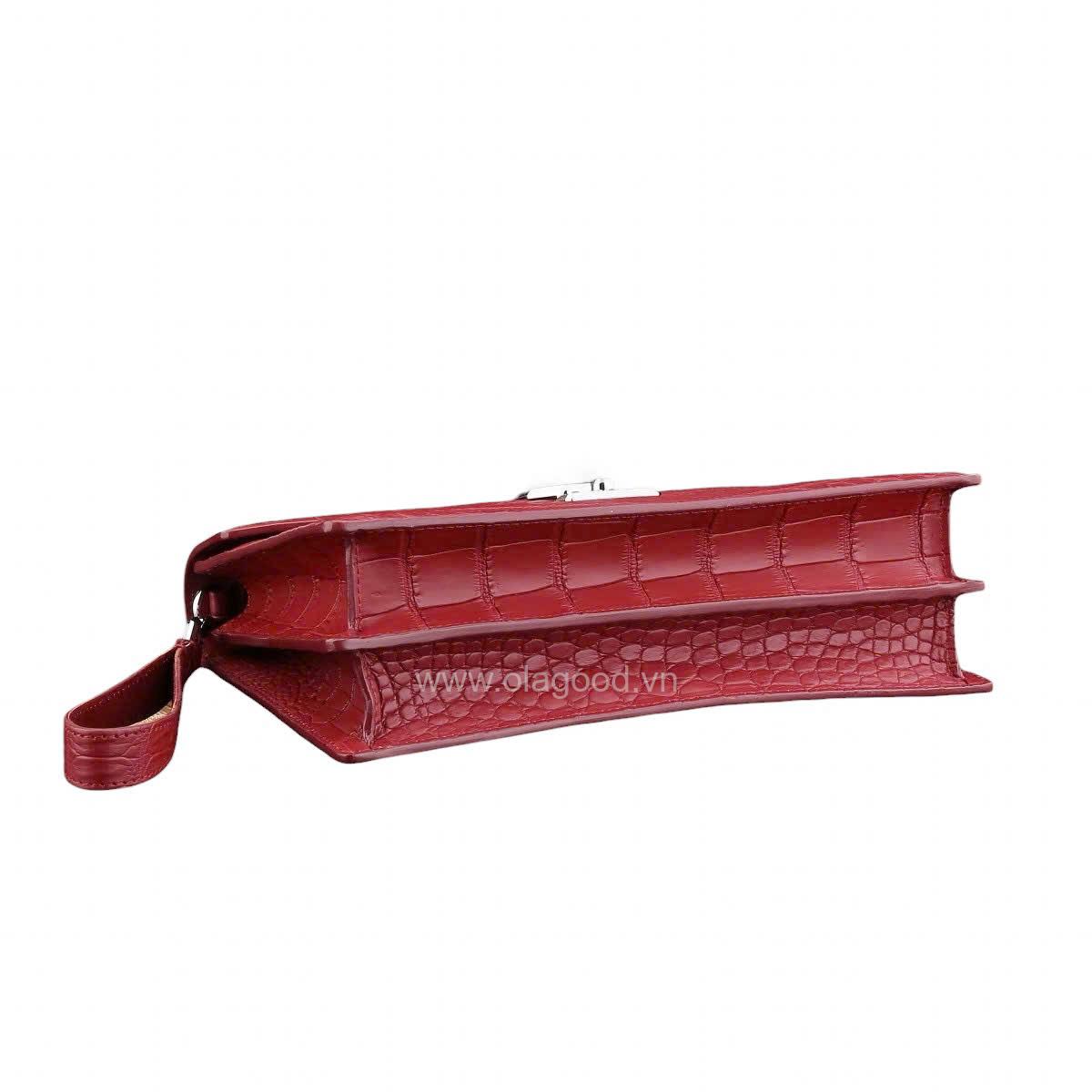 Clutch cầm tay nam da cá sấu Nile - CL013S - Hình ảnh 33